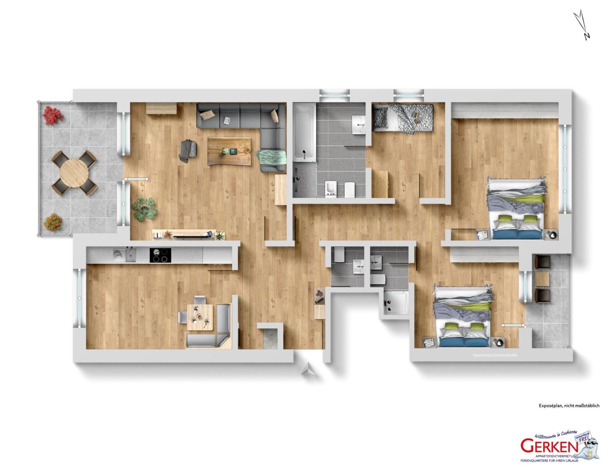 Haus Muehlentrift Doese Cuxhaven Quarto foto
